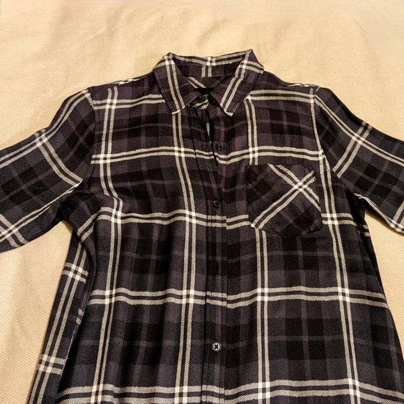 NWT Rails Plaid Button-Front Maternity Dress Shirtdress - Picture 5 of 16